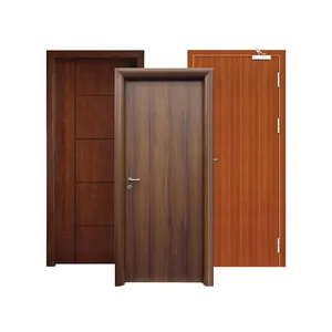 European Standard Main Entrance Door Interior Solid Wooden Doors Modern