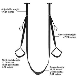 Sangles de cou, poignet et cuisse, kit de bondage pour chevilles, jouets sexuels pour adultes avec ensemble de restraints de lit ajustables pour couples - Product Image 2
