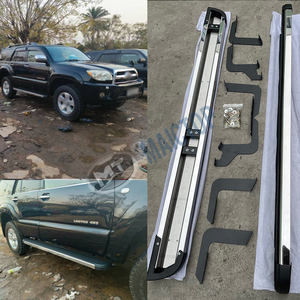 Estribos laterales para automóvil compatibles con 4Runner 2010-2020, estribos laterales negros - Product Image 4