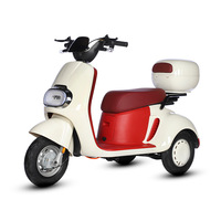 Nouveau style de tricycle électrique compact avec moteur à onde sinusoïdale, vitesse maximale de 20 km/h, 48V/60V/72V, pour enfants, usage domestique et personnes âgées
