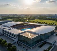 Estadio Grande de Estructura de Acero Prefabricada Moderna de Alta Calidad, Campo de Fútbol, Cancha Deportiva, Lugar para Conciertos