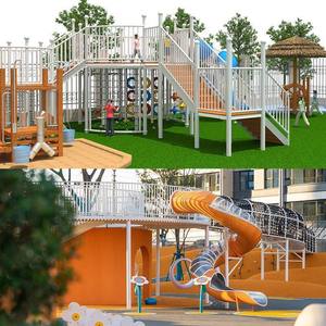 Tobogán de Acero Inoxidable para Exteriores, Parque Infantil para Paisajes, Lugares Turísticos, Comunidades, Instalaciones de Entretenimiento para Niños, Gimnasio Infantil - Product Image 2
