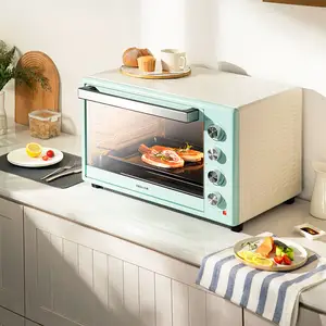 KRON 70 Liter Peralatan Dapur 70L Pemanggang Pizza Pemanggang Oven Listrik untuk Digunakan Di Rumah dengan Rumah Stainless Steel