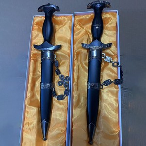 Spade Corte Personalizzate per Cosplay, Giocattolo da Collezione in Metallo, Angelo Inciso, Placcatura in Pressofusione, per Natale e Altre Occasioni, Marca JXZ - Product Image 3