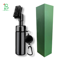 Vente chaude Golf Brosse Golf Club Nettoyant Splash Pulvérisation Eau En Pressant Bouteille Bouilloire Golf Club Brosse De Nettoyage