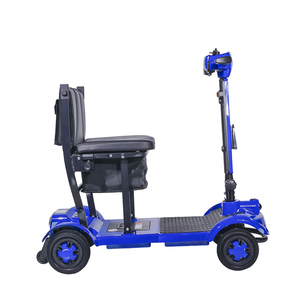 Scooter de mobilité pliable à 4 roues pour personnes âgées et handicapées, double batterie et rangement, idéal pour les maisons de retraite, les établissements médicaux - Product Image 1