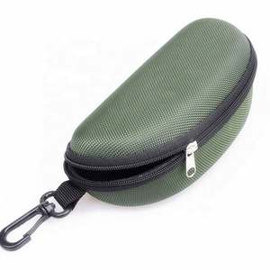 Étui à lunettes de soleil sport rouge et noir tendance, personnalisable avec logo, vente en gros - Product Image 3