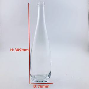 <span class=keywords><strong>Bottiglia</strong></span> d'Acqua in Cristallo Personalizzata 750ml, <span class=keywords><strong>Bottiglia</strong></span> in Vetro Trasparente con Tappo a Vite per Hotel e Ristoranti - Product Image 2