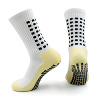 Zhongde Chaussettes de football d'hiver épaisses pour hommes, confortables et antidérapantes, en silicone, avec poignée de sport, en coton, personnalisées