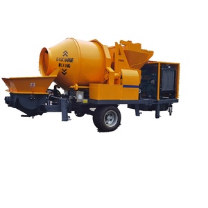 Mélangeur hydraulique pour équipement mécanique divers avec pompe, machine à béton portable CE - Product Image 1