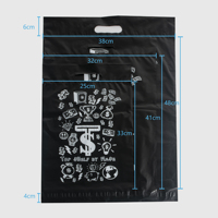Sacs postaux roses de remerciement 10x13 avec logo personnalisé imprimé, sacs d'expédition pour colis, sacs d'envoi postal, pochettes polyvalentes avec poignée