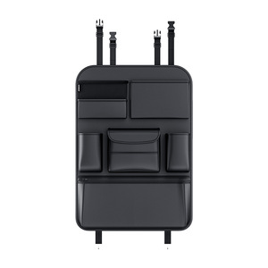 Sac de rangement pour siège de voiture en cuir, boîte de rangement multifonctionnelle suspendue, accessoires intérieurs de voiture - Product Image 6