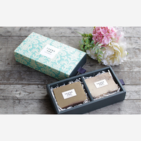 Boîte à savon liquide en carton écologique personnalisée avec doublure en éponge, boîte en papier avec logo personnalisé fait à la main, impression en relief
