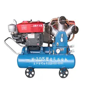 Compressore d'aria diesel portatile del pistone della miniera 5bar di alta qualità con l'uso del martello della presa