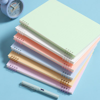 Ensemble cadeau mignon en cuir UV imprimé avec logo personnalisé, comprenant un carnet à feuilles mobiles en peluche, un stylo et des enveloppes de poche pour filles
