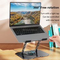 Haute qualité Portable bureau 360 Rotation support pour ordinateur portable métal ergonomique multi-angle réglable support pliant pour tablette PC
