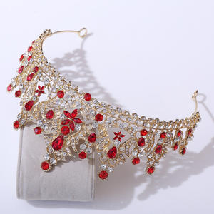 Tocado de boda de aleación de moda cristal Rhinestone nupcial diadema Tiara corona <span class=keywords><strong>para</strong></span> mujeres <span class=keywords><strong>para</strong></span> aniversarios y compromisos - Product Image 3