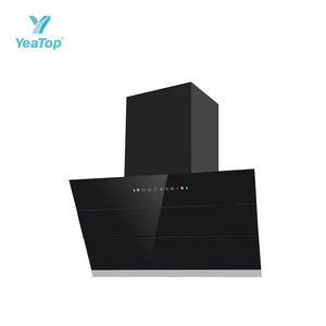 Práctica <span class=keywords><strong>Campana</strong></span> <span class=keywords><strong>Extractora</strong></span> de <span class=keywords><strong>90</strong></span> cm, de Vidrio Negro para Montaje en Pared, Súper Gran Succión, Precio Económico, Alto Valor, Proveedor OEM - Product Image 6