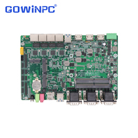 Carte mère ITX fine 200x140mm Intel i3-7100U i5-6200U i7-7500U i7-8550U 4 LAN 3 6 COM DDR4 pour la commande d'automatisation industrielle