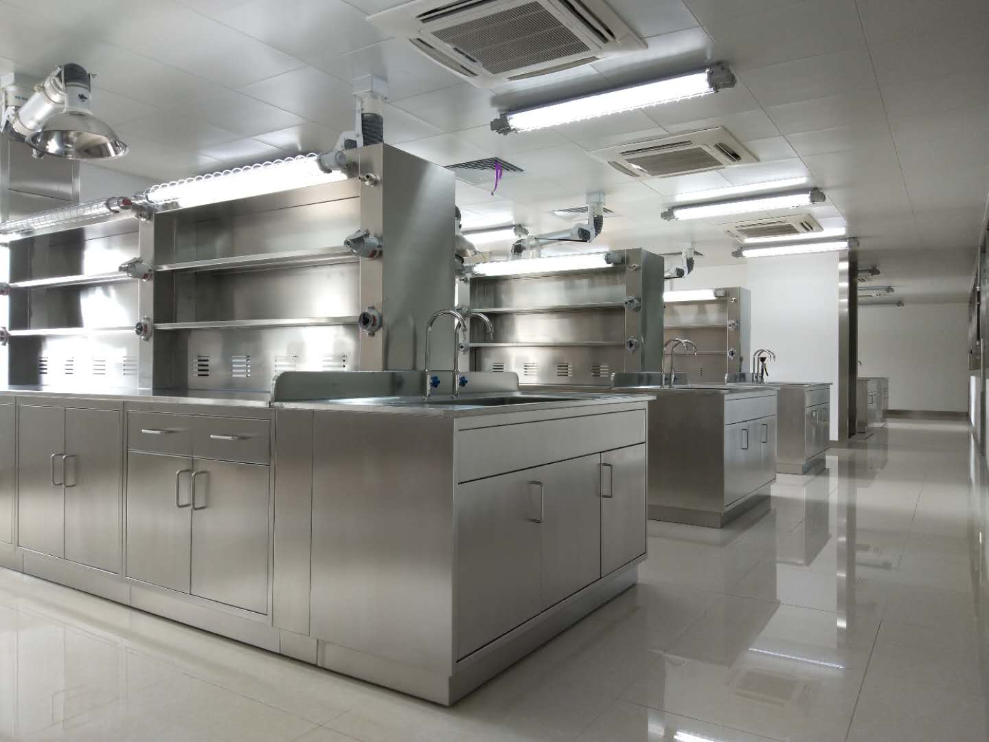 Clean Room Stainless Steel Lab Bench GMP