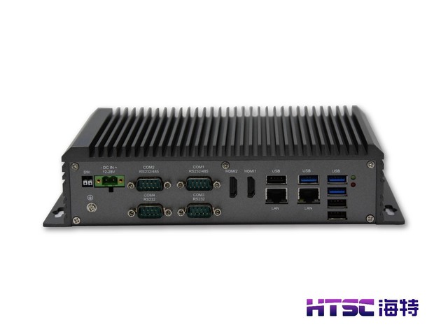 Multi-Port Mini Industrial Control Computer Embedded Fanless Multi-Serial-Port 1U Chassis Industrial Mini Host 4GB/8GB RAM