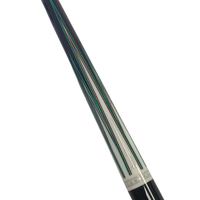 Queues de billard de carom en ébène noir et érable tigré, faites à la main, de haute qualité, étanches, 142 cm, 12 mm, joint 3/8-10