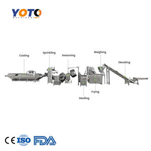 Máquina Eléctrica Automática para Freír Aperitivos, Cacahuetes y Frutos Secos, 380V, Línea de Sazonado de Cacahuetes Fritos con Bomba - Product Image 3