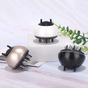 Peine de Masaje para Cuero Cabelludo con Aceites Esenciales, Peine de Silicona Portátil para Masaje Medicinal, Masajeador de Cabeza para el Crecimiento del Cabello - Product Image 6