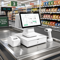 Terminal de point de vente tout-en-un tactile industriel 15,6 pouces pour supermarché