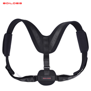 Boildeg Posture Corrector Belt Black Nylon Lumbar <b>Support</b> <b>Back</b> Straightener For Adults - Product Image 5