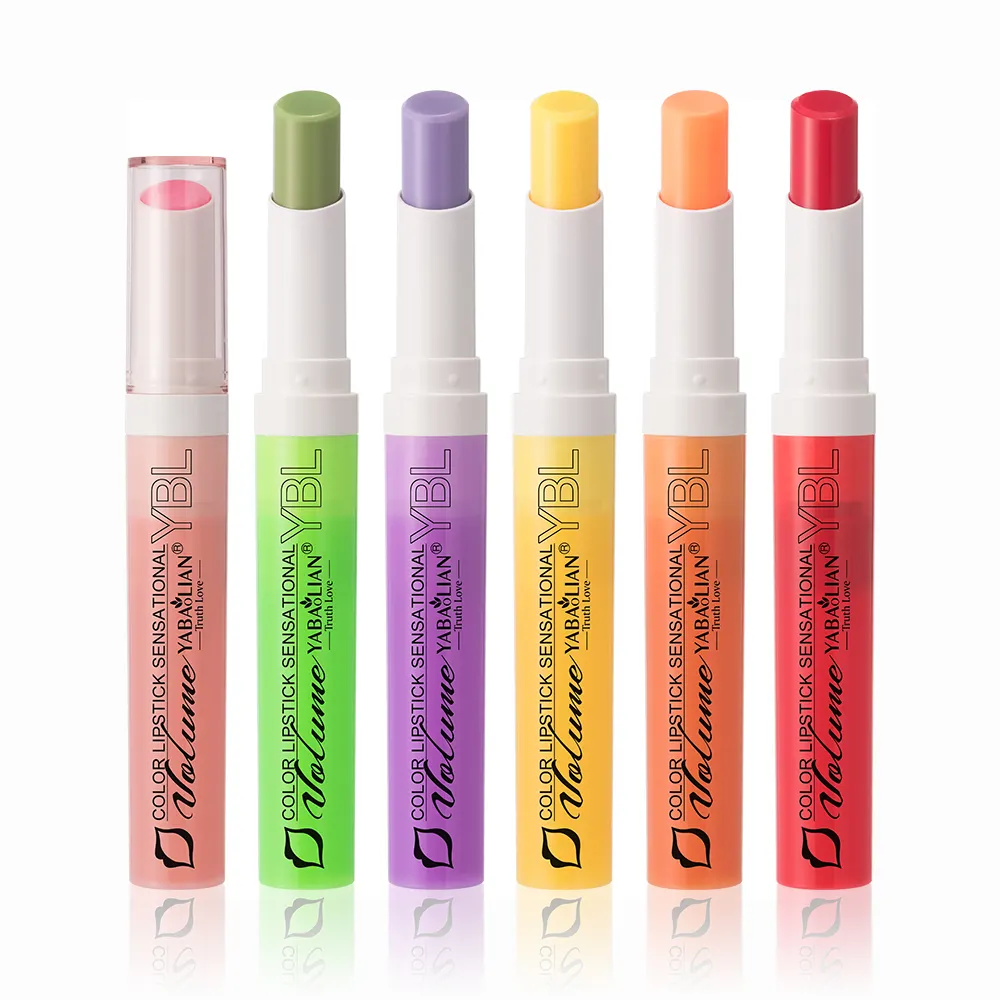 Mini cosméticos de labios para niños sin crueldad, bálsamo labial bonito, Gel rojo, maquillaje cosmético, brillo de labios resistente al agua, R Dance