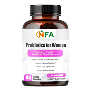 Private Label Probiotics for Women Capsule D-mannose Cranberry Prebiotics Digestive Enzyme Promote Vaginal Urinary Tract Health - Product Image 1