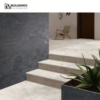 Carrelage en porcelaine effet travertin antidérapant, effet pierre, carrelage céramique pour marches d'escalier, décoration murale et de sol, 1200 x 600