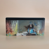 Cajas de Metal Rectangulares de Diseño Único Hechas en China, Caja de Metal para Dulces, Chocolates y Galletas con Tapa, Impresión Personalizada y Logotipo Personalizado