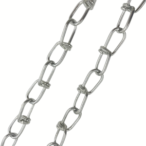 נירוסטה או מגולוון לנו שרשרת מסחרית כפולה לולאה כפולה g30 רשתות מסחריות - Product Image 1