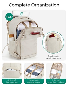 Mochila de Viaje Premium de Gran Capacidad, Impermeable, Convertible, Apta para Laptop, para Viajes de Negocios o Fin de Semana - Product Image 3