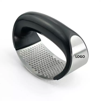 Hot Selling Keuken Gadgets Rvs Knoflook Stamper Multifunctionele Huishoudelijke Handleiding Knoflook Gember Crusher