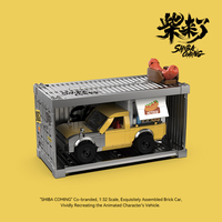 PB8858 1:32  Kit de construction de modèle de camion à hot-dogs, blocs de construction créatifs MOC, jouets pour enfants, cadeaux de Noël