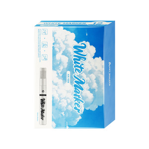 Nuovo Pennarello Permanente Ecologico di Colore <span class=keywords><strong>Bianco</strong></span> <span class=keywords><strong>per</strong></span> <span class=keywords><strong>Tessuti</strong></span>, Scrapbooking e Pittura Artistica - Product Image 4