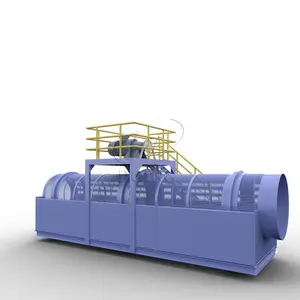 Máquina de limpieza de operación automática de bajo consumo de energía, tamiz seco en el procesamiento de yuca, equipo de lavado de chips de yuca