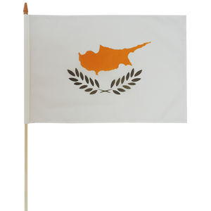 Poliéster al por mayor 30x45 bandera para agitar con la mano logo personalizado banderas todos los países - Product Image 1