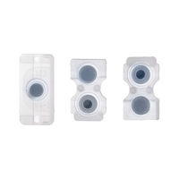 Clavier en caoutchouc de silicone de remplacement PS4 pour contrôleur PS4 pièces de réparation de boutons conducteurs