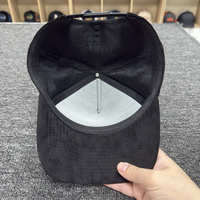 Gorras de Béisbol Personalizadas con Logotipo y Parche Metálico, 5 Paneles, Visera Curva, Estilo Urbano, Estructuradas, Lisas, de Gamuza