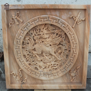 Scultura della decorazione della Villa della casa di rilievo della <span class=keywords><strong>parete</strong></span> di pietra di marmo di progettazione moderna - Product Image 5