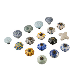 <b>Ceramic</b> Cabinet <b>Knobs</b> Novelty Shape French Style <b>Drawer</b> Handles Durable <b>Ceramic</b> Material - Product Image 5