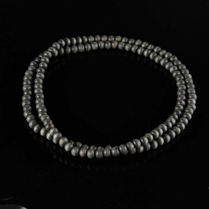 <span class=keywords><strong>Cadena</strong></span> de Rosario de Madera Natural de 8MM, Collar Redondo Estilo Hip Hop, Cadenas de Madera Africanas Personalizadas para Hombres y Mujeres - Product Image 6
