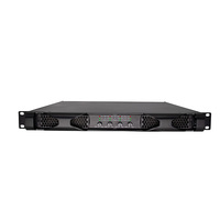 Amplificador de Potencia Digital Profesional de 1200Wx4 y 4 Canales para Audio Line Array, Clase D, 1U, con DSP para Subwoofer