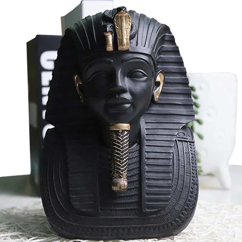 Redeco 제한 사용자 정의 수지 이집트 동상 다른 홈 장식 수지 이집트 그림 룸 장식