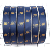 Prix usine personnalisation personnalisation pour emballage cadeau ruban imprimé LOGO ruban 3/8 gros-grain imprimé