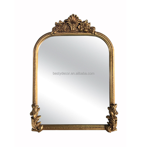 Meubles géants de grande taille <span class=keywords><strong>miroir</strong></span> de mariage sculpté orné de sol pour la décoration de la maison française <span class=keywords><strong>miroir</strong></span> de table d'entrée doré pleine longueur - Product Image 4